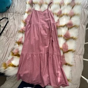 Urban Outfitters Sleeveless Trapeze Linen Midi Dress size S